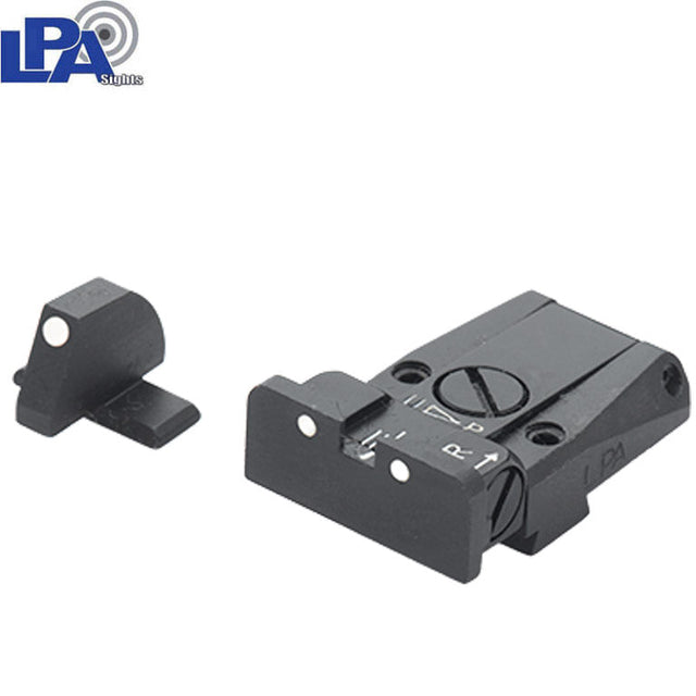 Springfield [XD,XDM] & HS Produkt [XDM HS-9 SF19] adjustable sights | white dots - Ubitzu