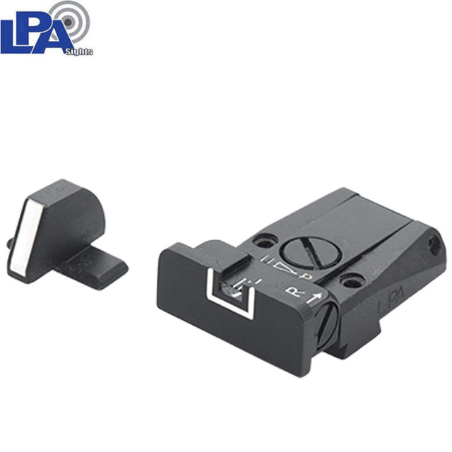 Springfield [XD,XDM] & HS Produkt [XDM HS-9 SF19] adjustable sights | white lines - Ubitzu