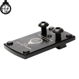 Springfield [XD,XDM XDS] & HS [XDM HS-9 XDS] red dot mount | Shield RMSc footprint - Ubitzu