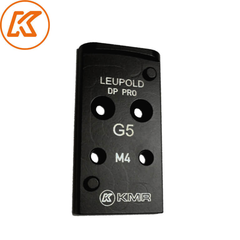 Steel red dot plate for Glock MOS | Leupold DPP footprint - Ubitzu