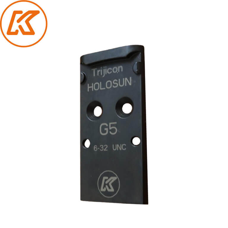 Steel red dot plate for Glock MOS | Trijicon RMR footprint - Ubitzu