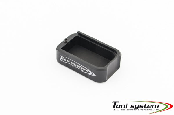 Tanfoglio alu base pad for Large Frame | +2 rounds - Black - Ubitzu