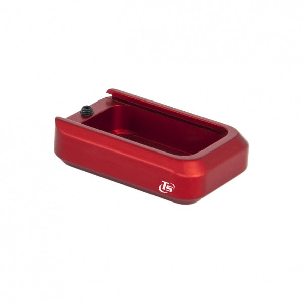 Tanfoglio alu base pad for Small Frame | +1 round - Red - Ubitzu