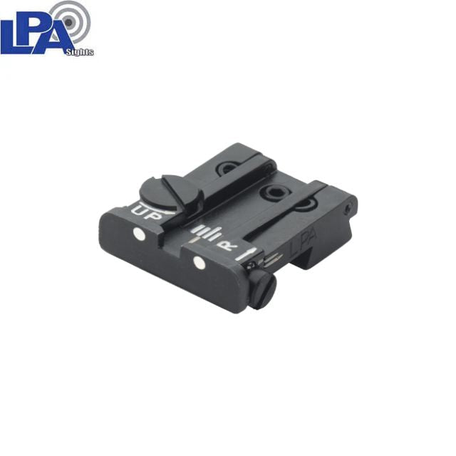 Tanfoglio Limited EAA Witness IWI Jericho Springfield P9 adjustable rear sight [9.5 mm] | white dots - Ubitzu