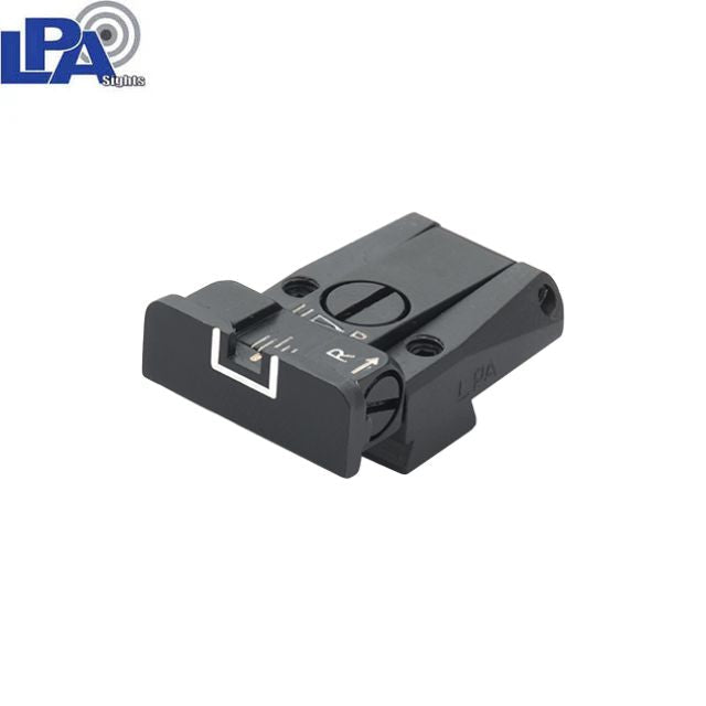 Tanfoglio Limited EAA Witness IWI Jericho Springfield P9 adjustable rear sight [9.5 mm] | white lines - Ubitzu