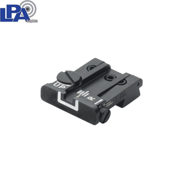 Tanfoglio Limited EAA Witness IWI Jericho Springfield P9 adjustable rear sight [9.5 mm] | white lines - Ubitzu