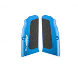 Tanfoglio long grips for Small Frame | High-grip - Blue - Ubitzu
