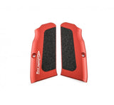 Tanfoglio long grips for Small Frame | High-grip - Red - Ubitzu