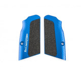 Tanfoglio short grips for Small Frame | High-grip - Blue - Ubitzu