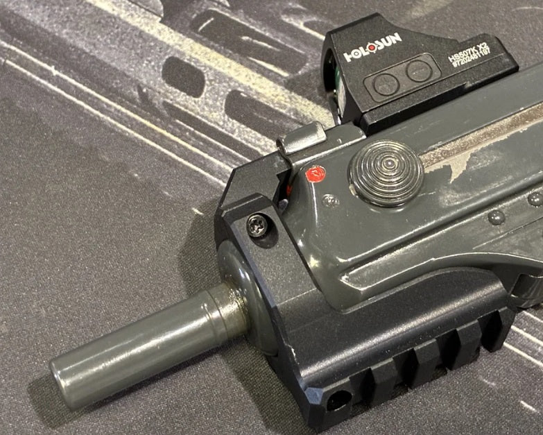 Vz 61 Skorpion red dot mount with Picatinny / M-Lok | Holosun K-series footprint - Ubitzu