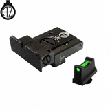 Walther PDP adjustable sights | fiber optic - Green 1.0 mm - Ubitzu