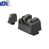 Walther PDP semi-adjustable co-witness sights | luminescent dots - Ubitzu