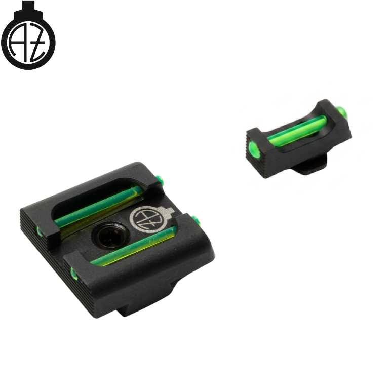 Walther PDP sights | fiber optic B - Green / Green 1.5 mm - Ubitzu