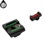 Walther PDP sights | fiber optic B - Green / Red 1.0 mm - Ubitzu